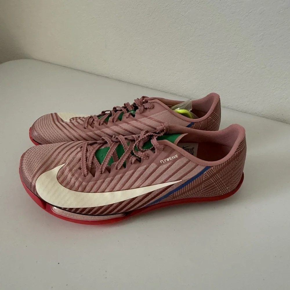Nike Air Zoom Maxfly 2 Pink Flyweave Track Spikes HQ2058-600 NBY Men Size 8